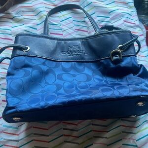 Coach bag well used
